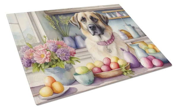 Easter Anatolian Shepherd Glass Board